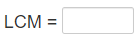  Least Common Multiple Example - Practice Problem 4