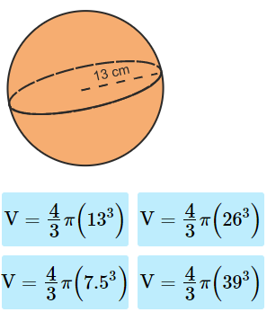 volume of a sphere problems