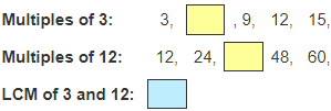  Least Common Multiple Example - Practice Problem 1