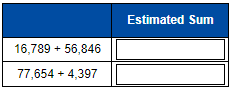 Estimate Sums Practice Problem 3