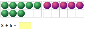 Make 10 Addition Strategy Example - Practice Problem 1