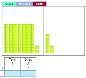  Adding 2 and 3 digit Numbers Without Regrouping Practice Problem 1