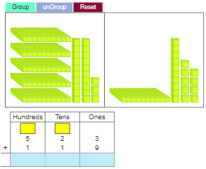  Adding 3-digit Numbers With Regrouping Practice Problem 1