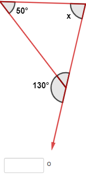 How to Find Exterior Angles of Triangles Example - Practice Problem 3