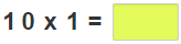 Learn Table of 10 Practice Problem 2