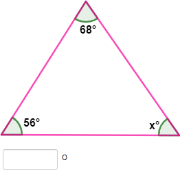 How to Find Interior Angles of Triangles Example - Practice Problem 1