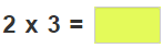 3 Times Table Practice Problem 2